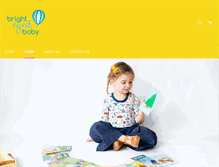 Tablet Screenshot of brighteyedbabyshop.com